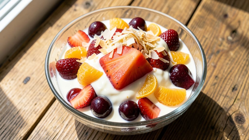Ambrosia Fruit Salad Recipe With Sweetened Condensed Milk: Creamy Layers of Southern Comfort