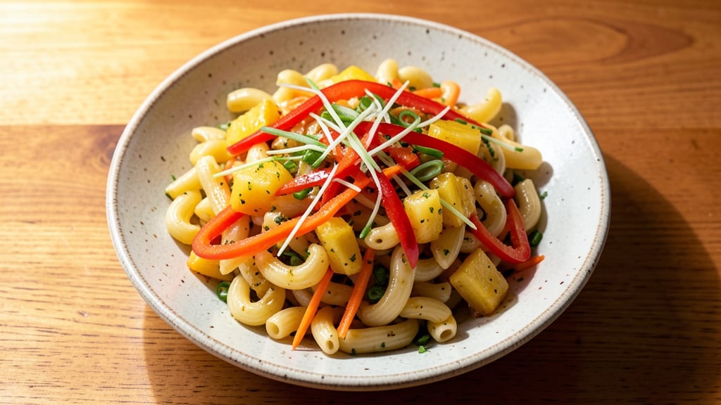 Caribbean Macaroni Salad Recipe: Tropical Zing With Pineapple and Lime