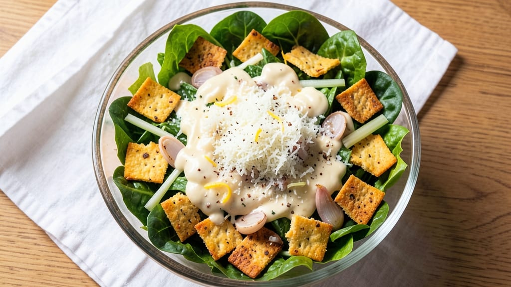 Cheez It Caesar Salad Recipe: Crunchy Celery Crowns and Creamy Parmesan Magic