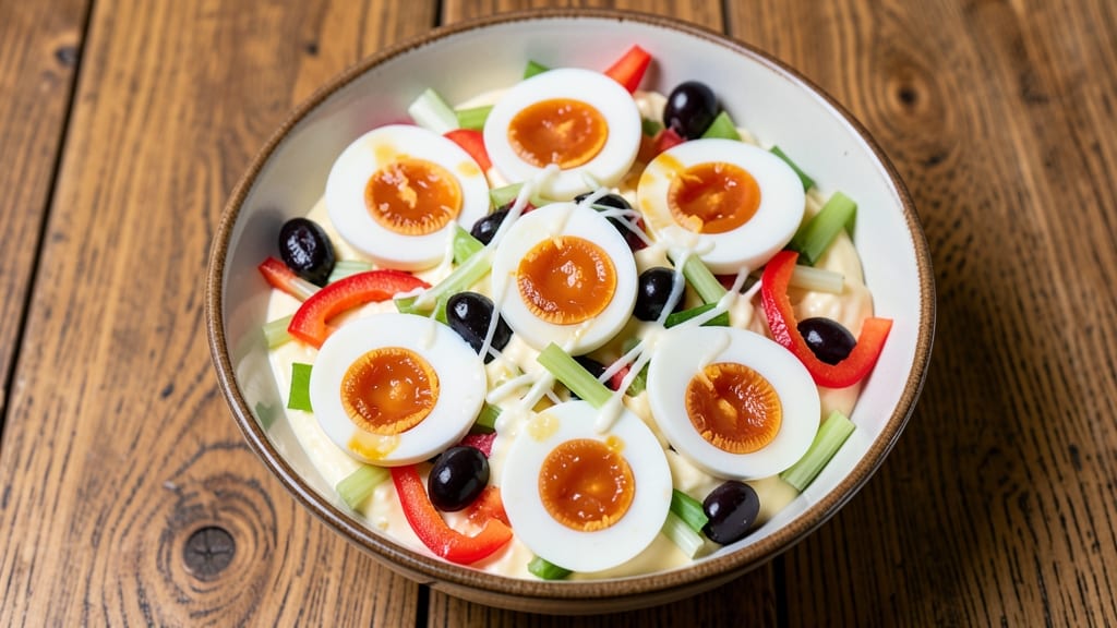 Columbia 1904 Salad Recipe: Celery Crown Crunch and Creamy Herb Cheese Harmony
