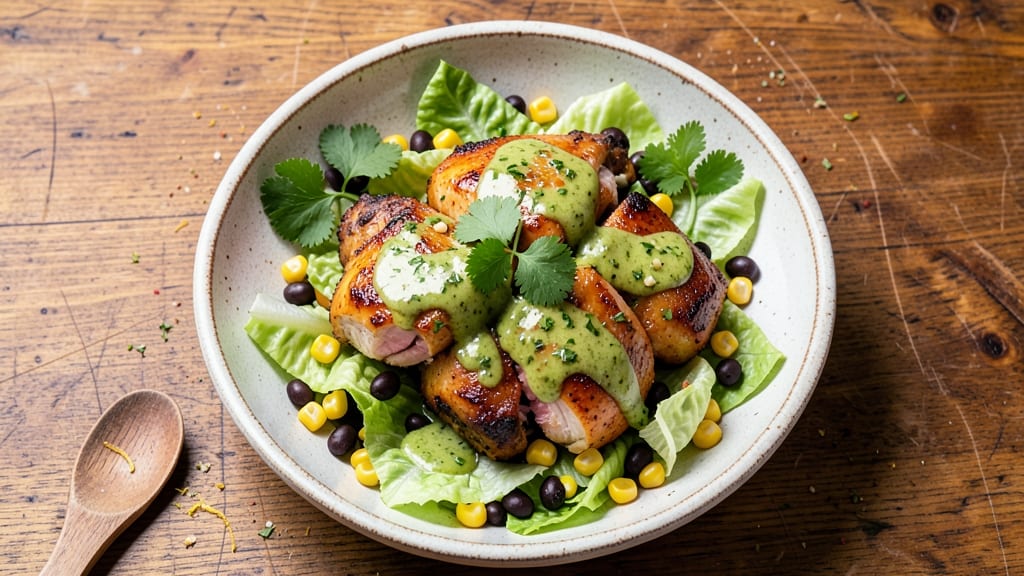 Cilantro Lime Chicken Taco Salad Recipe: Zesty Lime and Cilantro Crunch in Every Bite