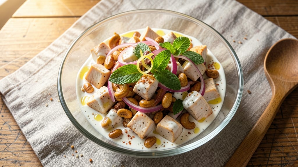 Chicken Cashew Nut Salad Recipe Bangladeshi: Crunchy Nutty Bites with Tangy Yogurt Zing