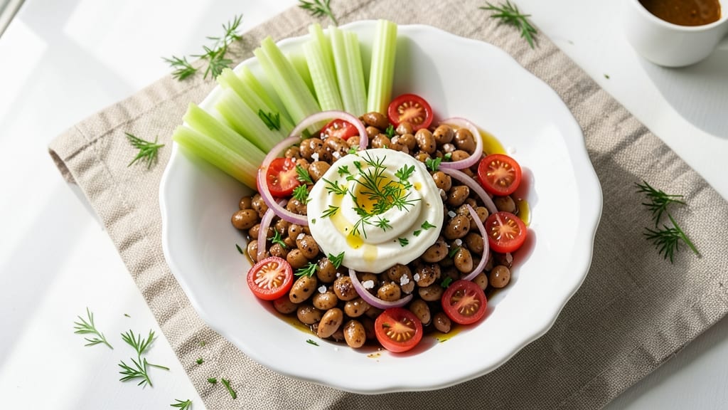 Cloud Nine Salad Recipe: Celery Crowns Stay Crisp With Creamy Herb Cheese Twist