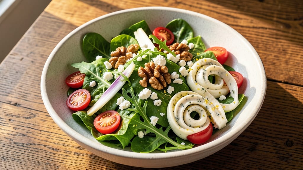 7 Salad Recipes: Crisp Celery Crowns and Creamy Herb Cheese Twist