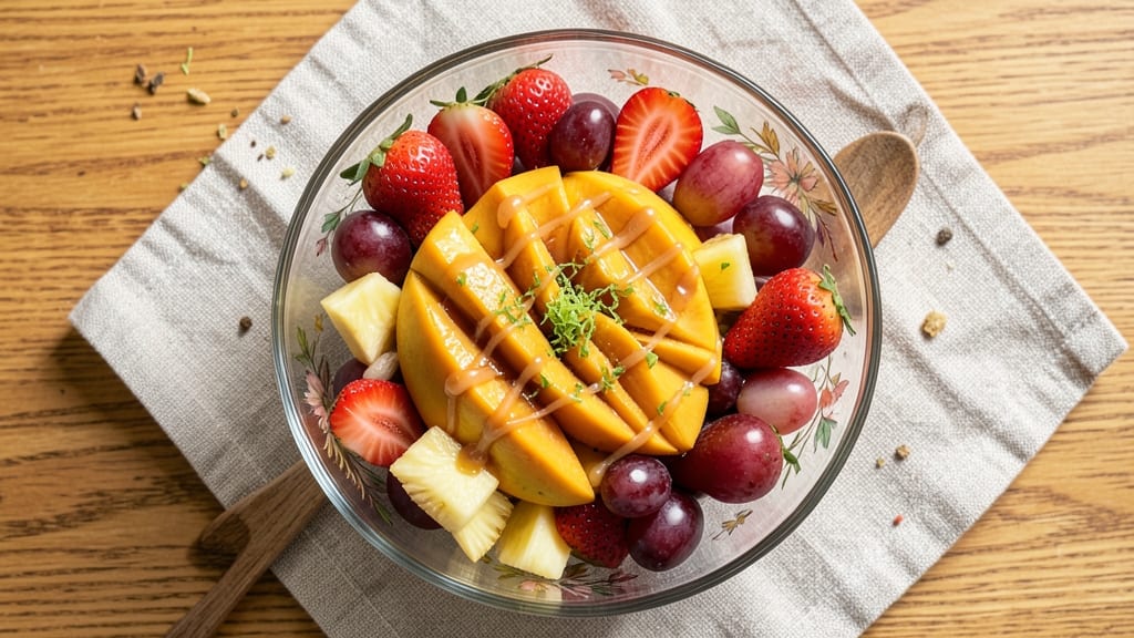 Sweet Fruit Salad Recipe: Tropical Brightness With Zero Prep Fuss