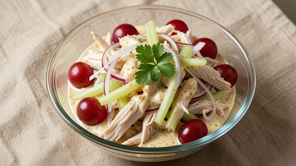 Chicken Salad Recipe With Dijon Mustard and Mayonnaise: Zesty Dijon Kick and Creamy Balance