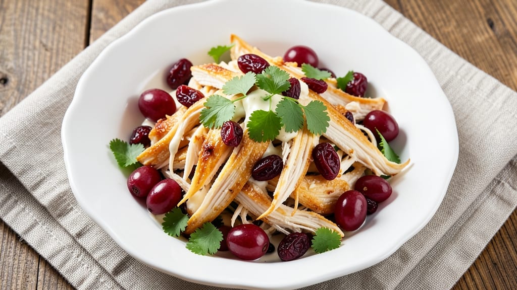 Chicken Salad Recipe With Grapes and Cranberries: Sweet-Tart Bite That Stays Fresh for Days