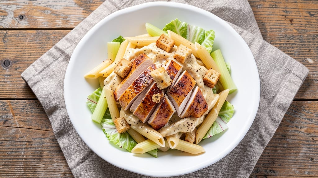 Cheddars Chicken Caesar Pasta Salad Recipe: Smoky Chipotle Ranch Meets Crunchy Celery Crowns