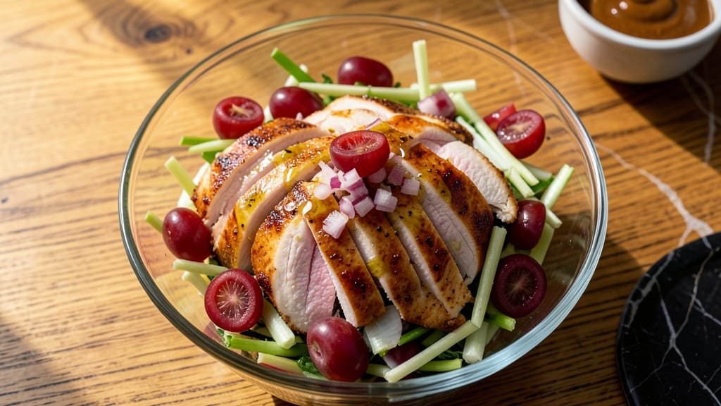 Chicken Salad Recipe No Mayo With Grapes: Sweet Tart Crunch Without Dressing Cling