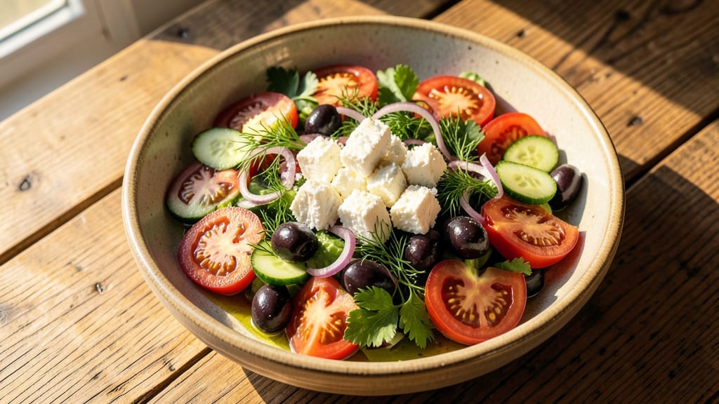 Amazing Greek Salad Recipe: Crisp Cucumbers and Tangy Feta Every Bite