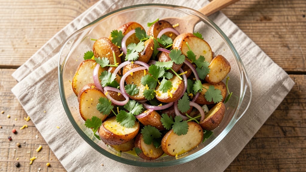 Cilantro Potato Salad Recipe: Zesty Herb Brightness Without Mayo Cling