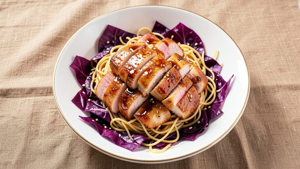 Chinese Chicken Salad Recipe with Cabbage and Ramen Noodles: Crunchy Noodle Twist Meets Asian-Inspired Flavor