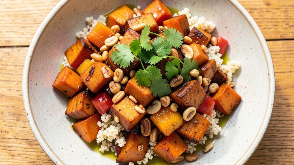 Sweet Potato Salad Hawaii Recipe: Tropical Pineapple and Macadamia Crunch Fusion