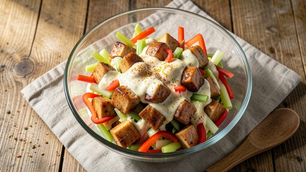 Alton Brown's Chicken Salad Recipe: Celery Crowns Stay Crisp With Herb Cream Cheese Twist
