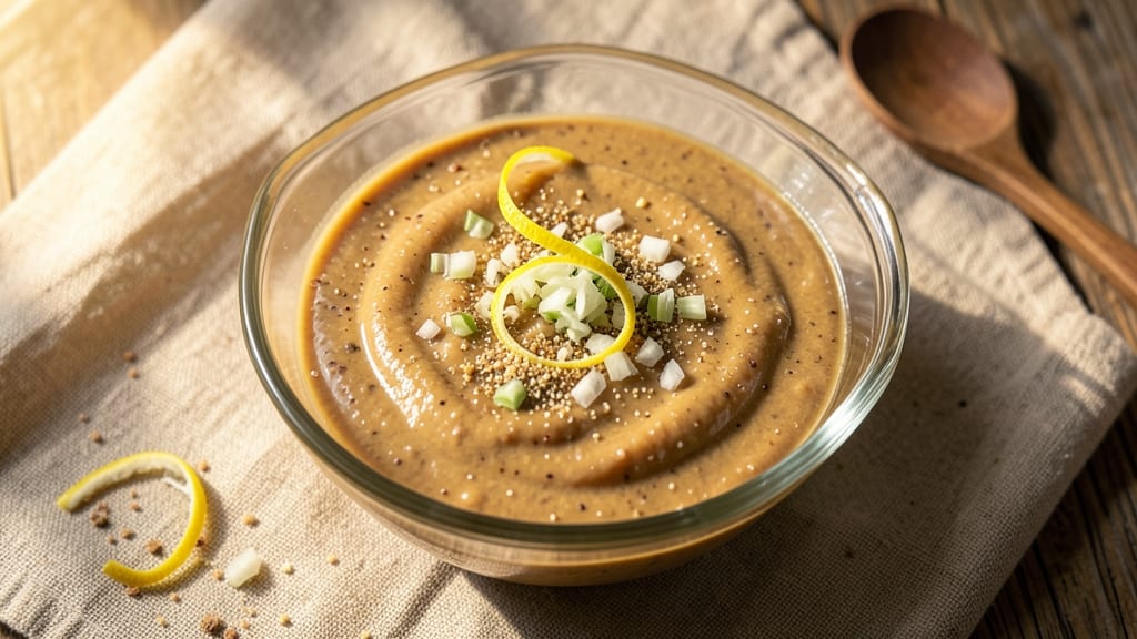 Vegan Cesar Salad Dressing Recipe: Smoky Tahini Base With Crisp Celery Crowns