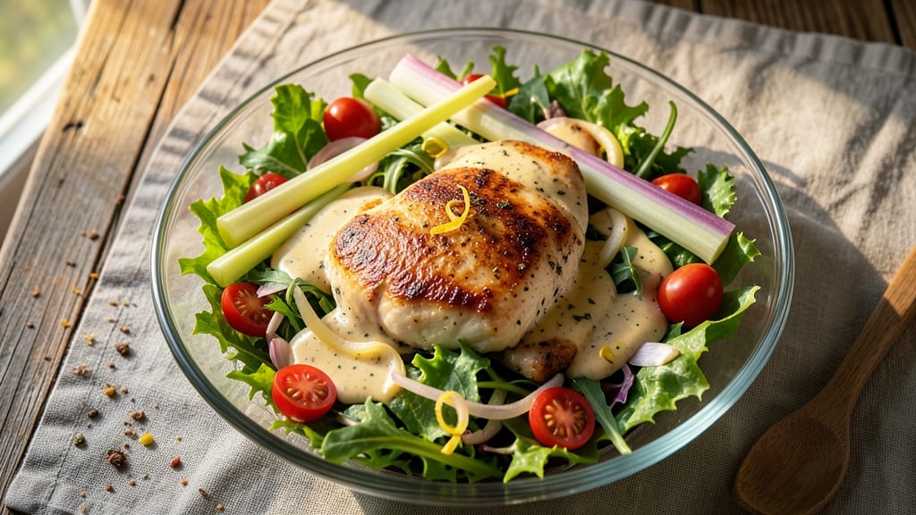 Cheesecake Factory French Country Salad Recipe: Celery Crown Crunch Meets Smoky Herb Cream Cheese