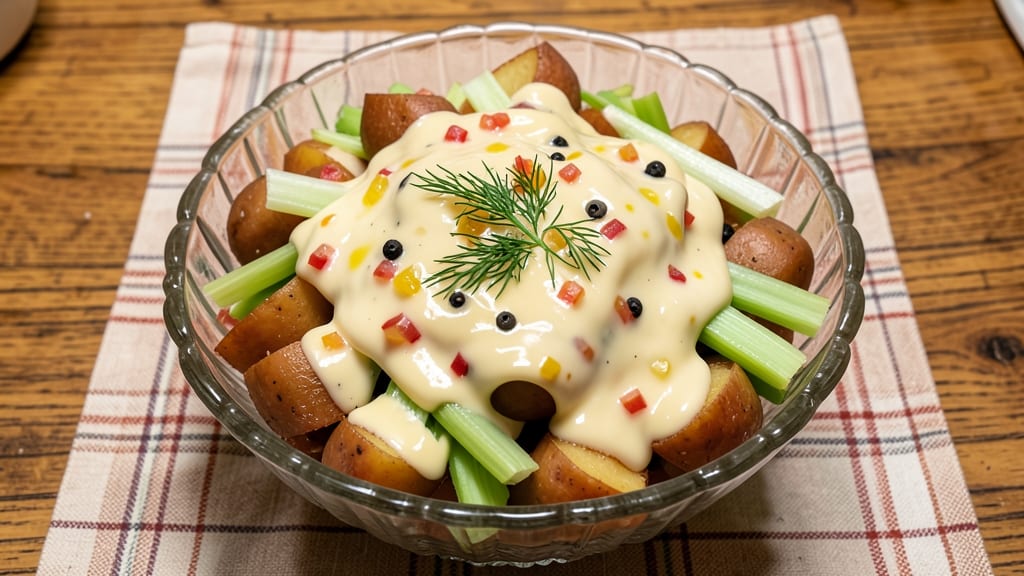 1950s Betty Crocker Potato Salad Recipe: Vintage Mayonnaise Magic With Crisp Celery