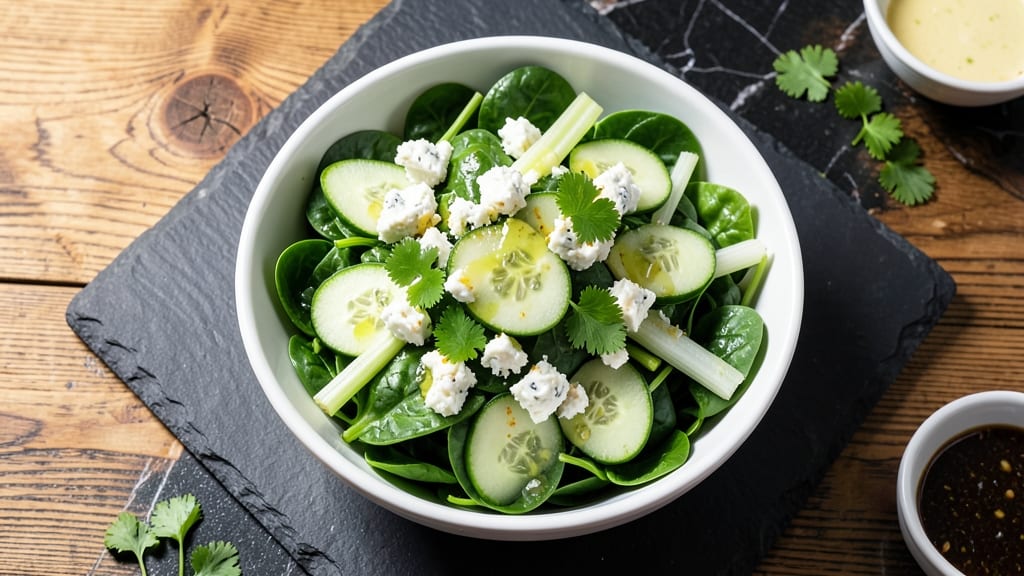 Accompaniment Salad Recipe: Bright Lime and Cilantro Zing With Crunchy Celery Crowns