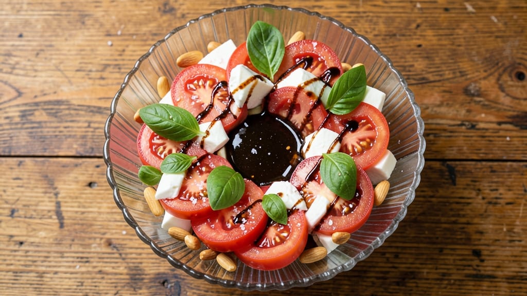 Caprese Salad Balsamic Dressing Recipe: Bold Red Wine Reduction With Herbal Freshness