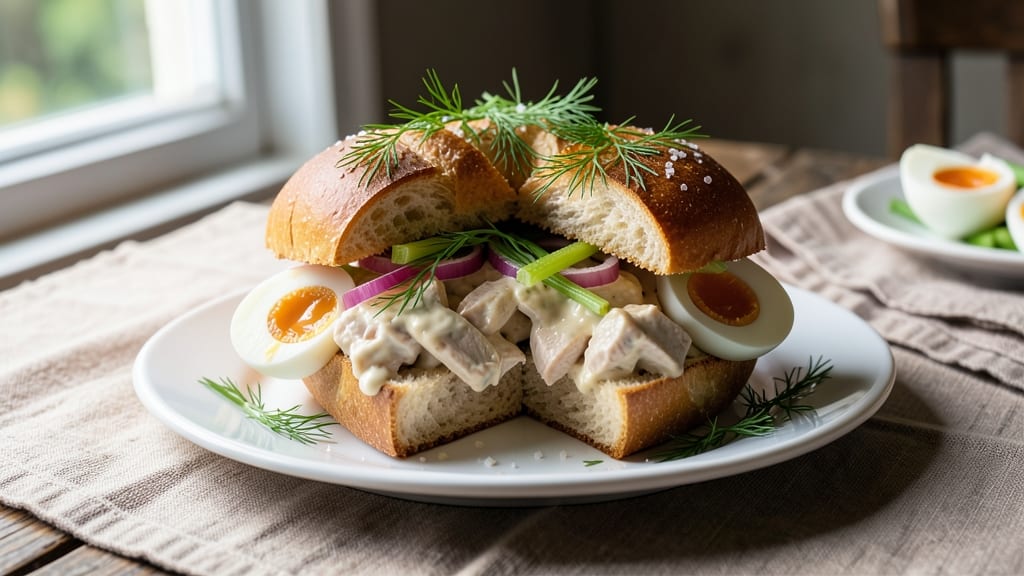 Chicken Salad Sandwich Recipe with Hard Boiled Eggs: Classic Crunch and Creamy Texture Balance