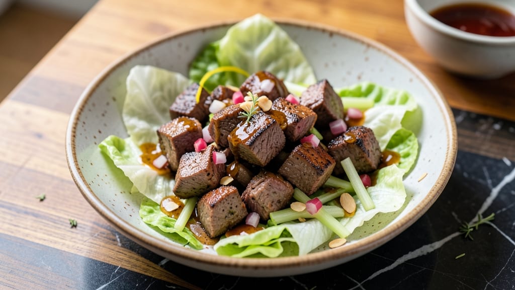 Chopped Steak Salad Recipe: Smoky, Savory Bites With Crisp Celery Crowns