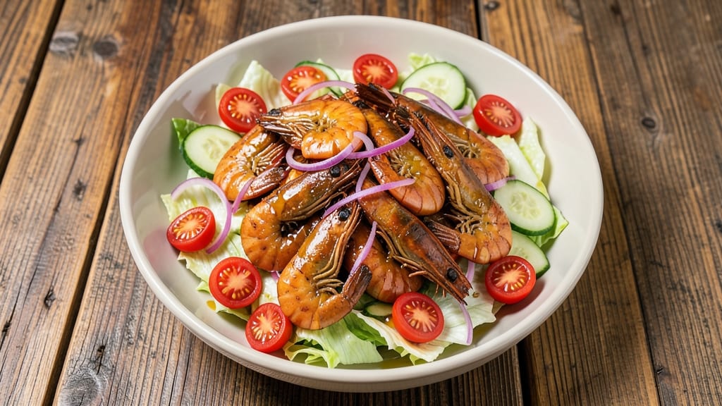 Chinese Hot Prawn Salad Recipe: Spicy Garlic Chilli Crunch in 20 Minutes