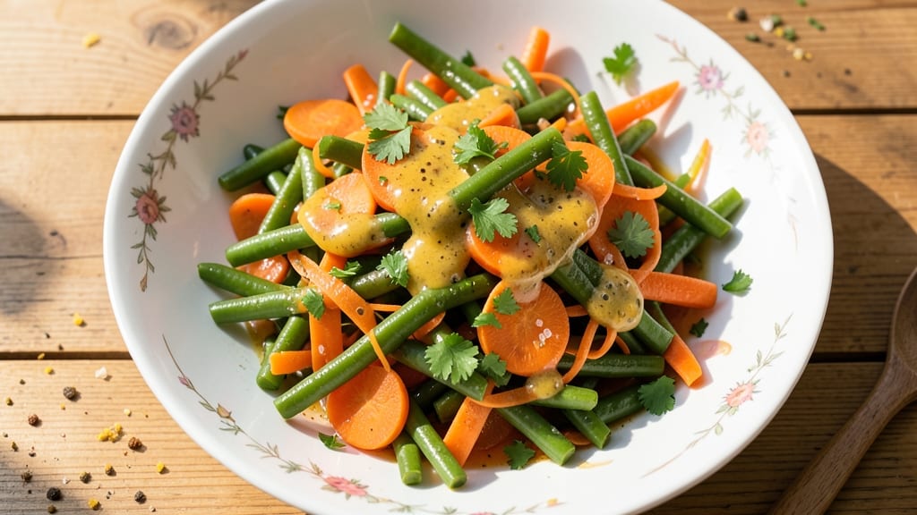 Carrot Green Bean Salad Recipe South Africa: Zesty Citrus and Herb Crunch Without Mayo