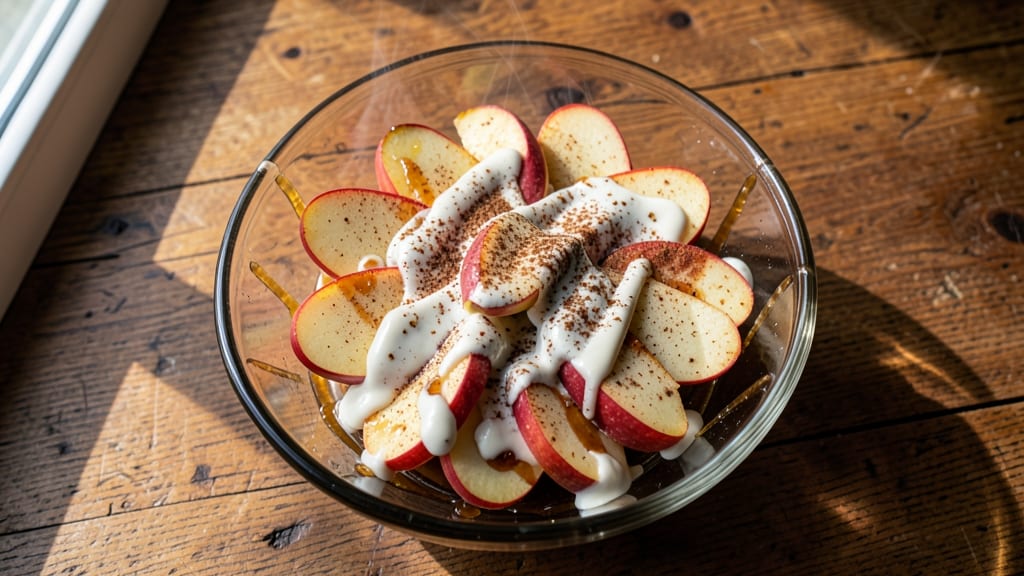 Cinnamon Apple Salad Recipe: Warm Spiced Crunch With Cool Creamy Dressing