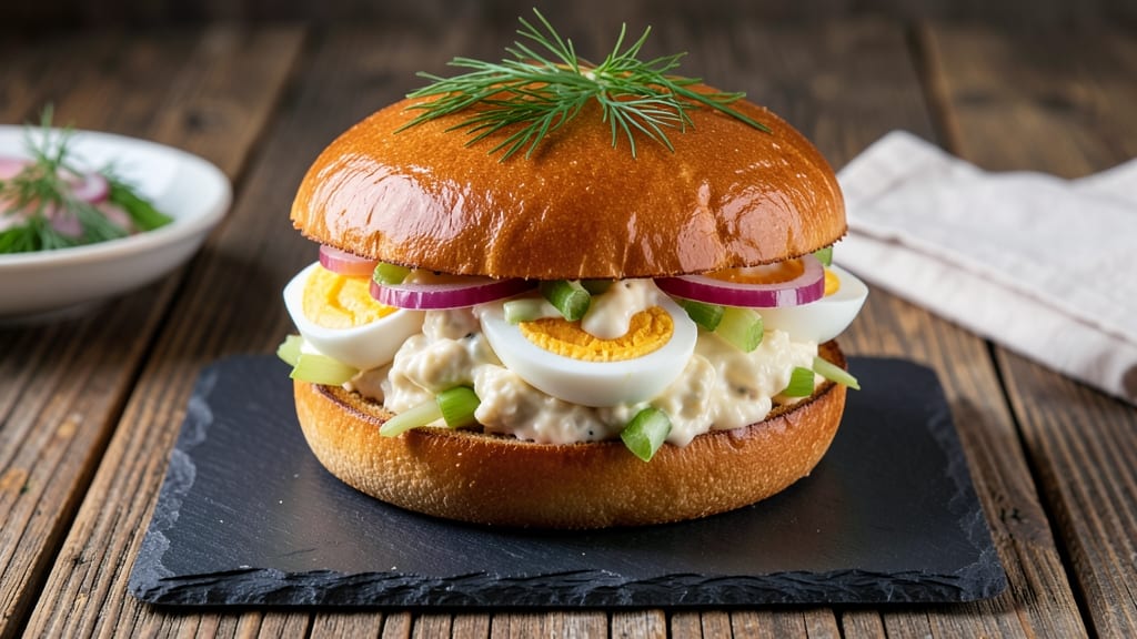 5-Star Egg Salad Sandwich Recipe: Celery-Crowned Crunch Without Mayo Cling