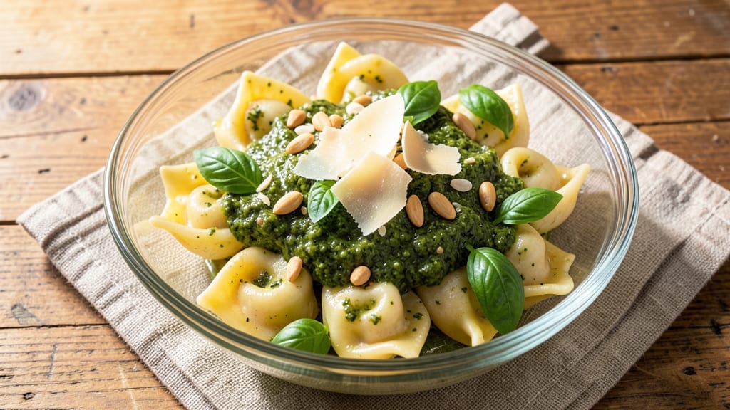 Cheese Tortellini Pesto Salad Recipe: One-Pan Protein-Packed Dinner in 20 Minutes