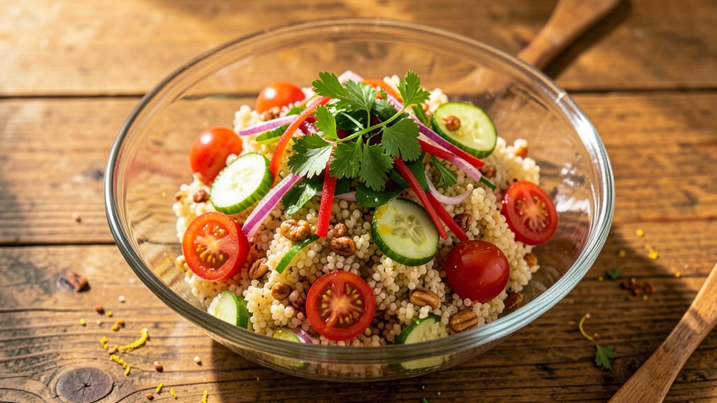 Cold Pearl Couscous Salad Recipe: Bright, Citrus-Kissed Crunch in 15 Minutes