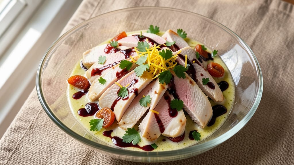 Chicken Salad With Dried Apricots Recipe: Sweet-Tart Fruit and Herb Crunch Without Mayo Cling