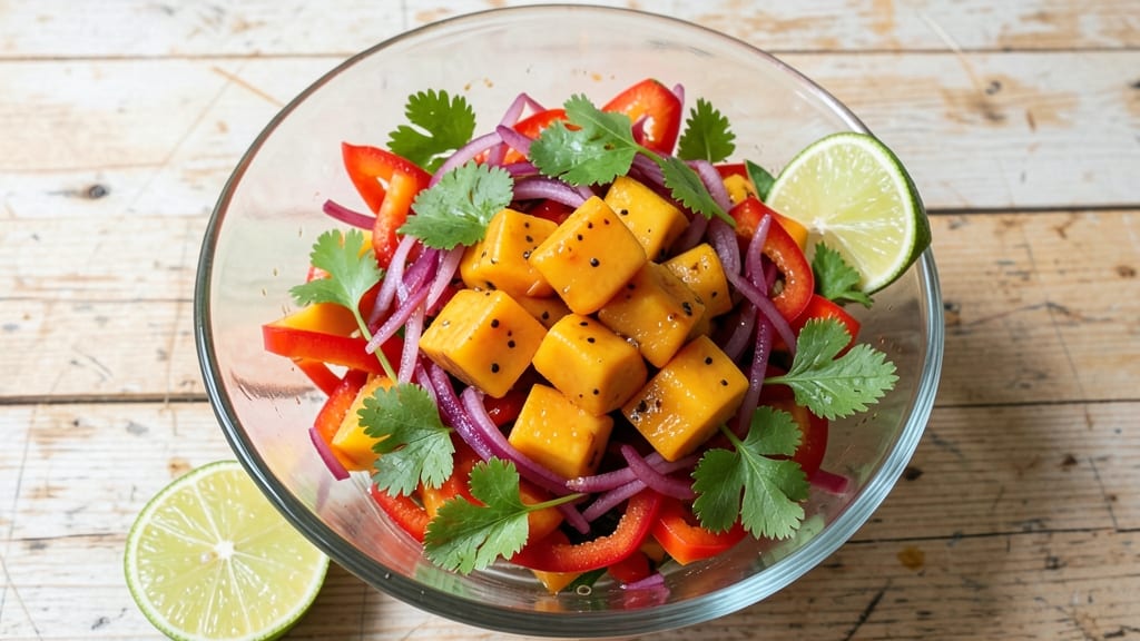 Caribbean Mango Salad Recipe: Tropical Brightness With Zero Mess