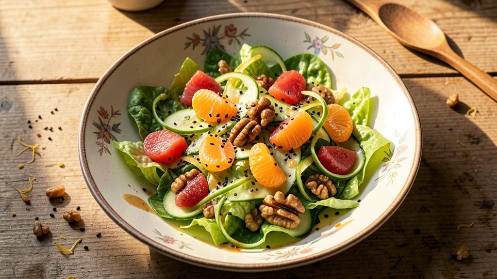 Citrus Asian Crunch Salad Panera Recipe: Zesty Lime and Sesame Dressing Fusion