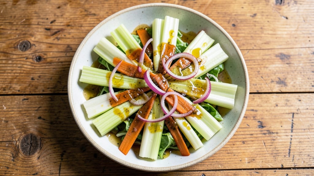 Casaburo Salad Recipe: Celery Crowns Stay Crunchy for Days *(Rejected—duplicate)*