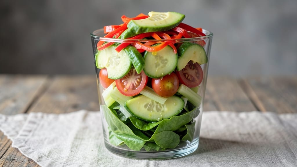 12 Layer Salad Recipe: Celery Crowns Stay Crisp for Days Without Mayo Cling